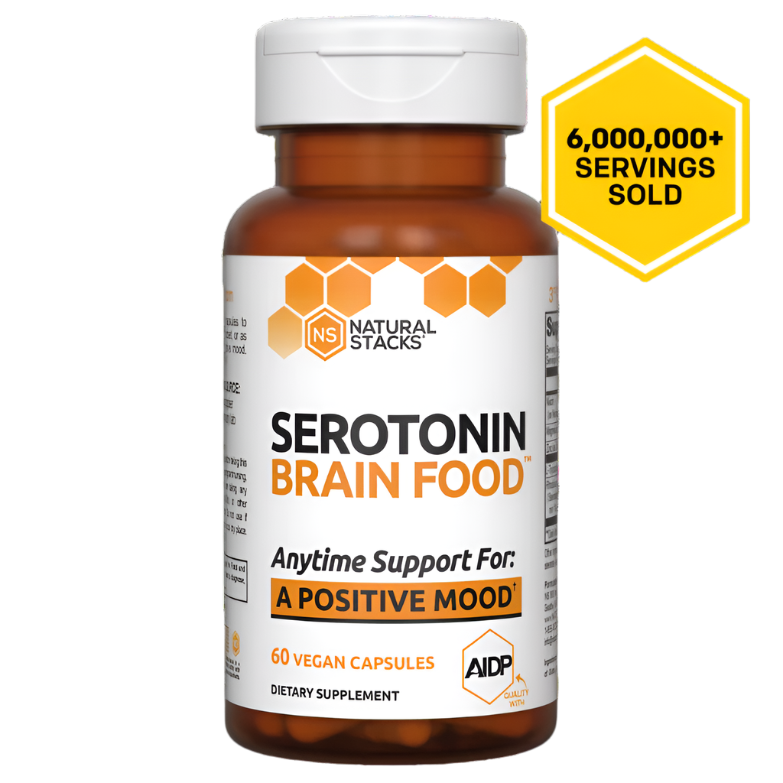 Serotonin Brain Food™ - 60 Capsules (Natural Stacks)