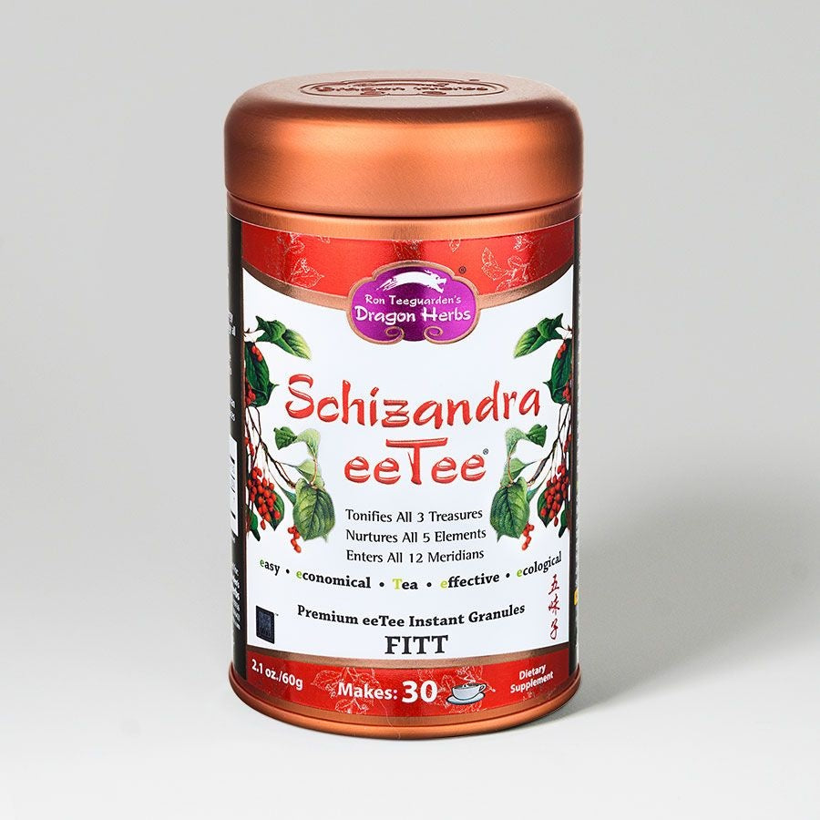 Dragon Herbs Schizandra eeTee in a jar