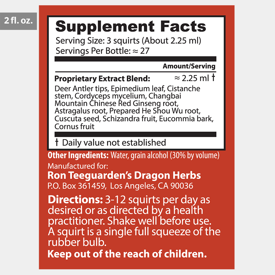 Dragon Herbs Super Yang Jing Drops 2fl oz (60ml)