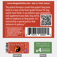 Thumbnail for Dragon Herbs Super Yang Jing Drops 2fl oz (60ml)