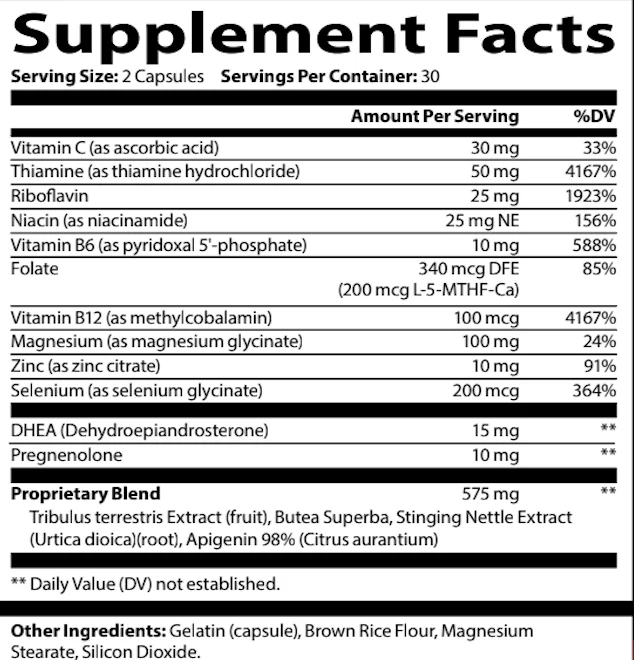 New Alpha Nutrition - Super T 60caps