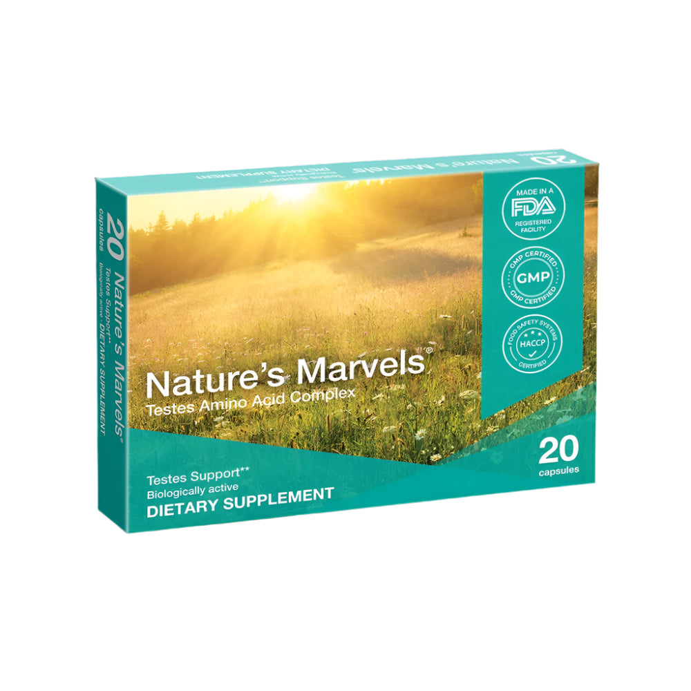 Testes Bioregulator (Nature’s Marvels™) | 20 capsules