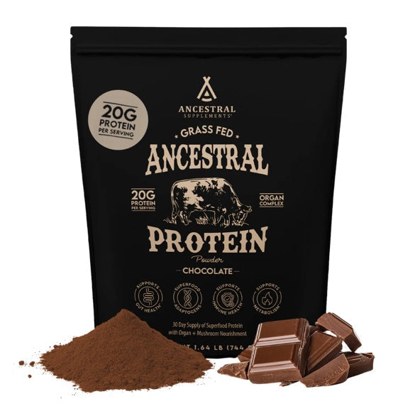 Ancestral Supplements - Ancestral Protein Powder 744g Chocolate
