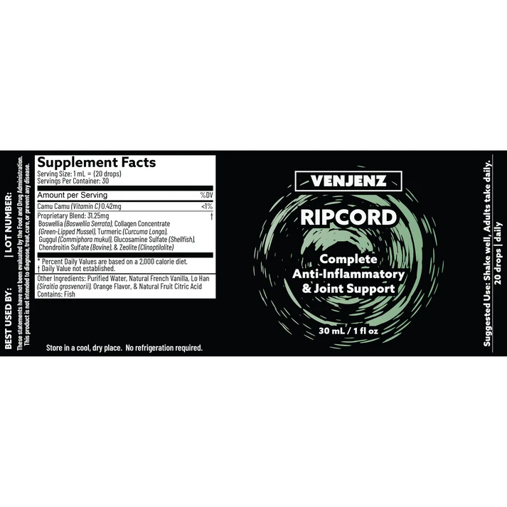 Venjenz - RIPCORD | Anti-Inflammatory & Joint Support