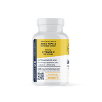 Thumbnail for Vimergy Herbs - Micro-C (Vitamin C enchanced with Rose-hips and Grape Seed Extract) 90caps (Trial Size)