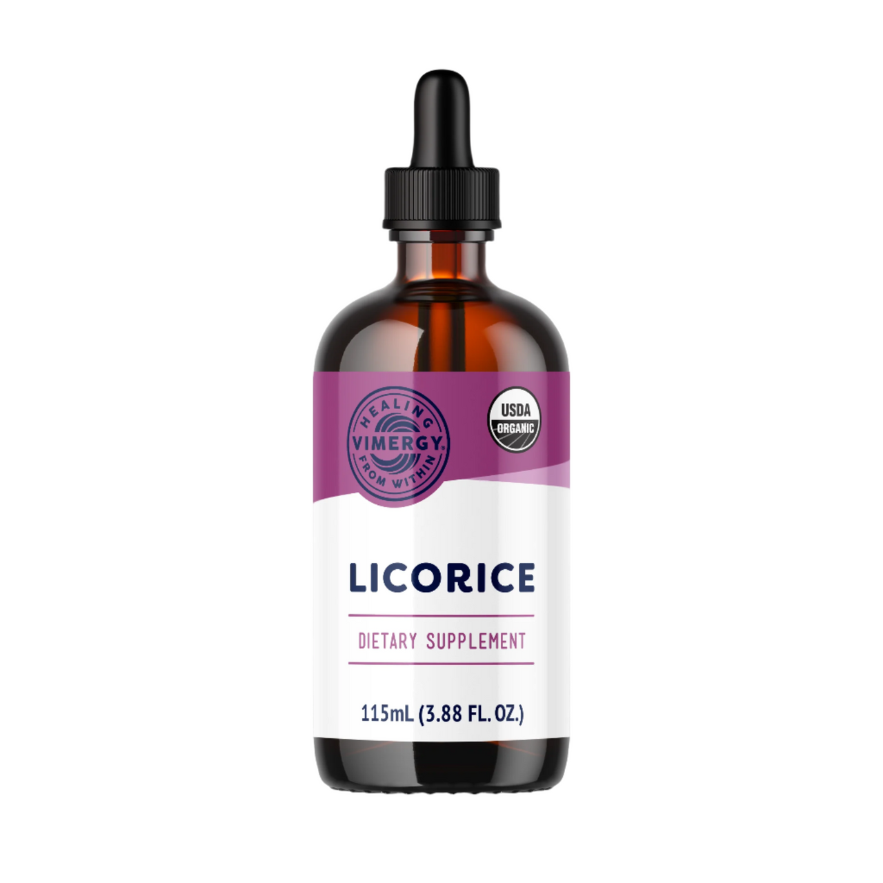 Vimergy Herbs Organic Licorice Extract 10:1 (115ml)