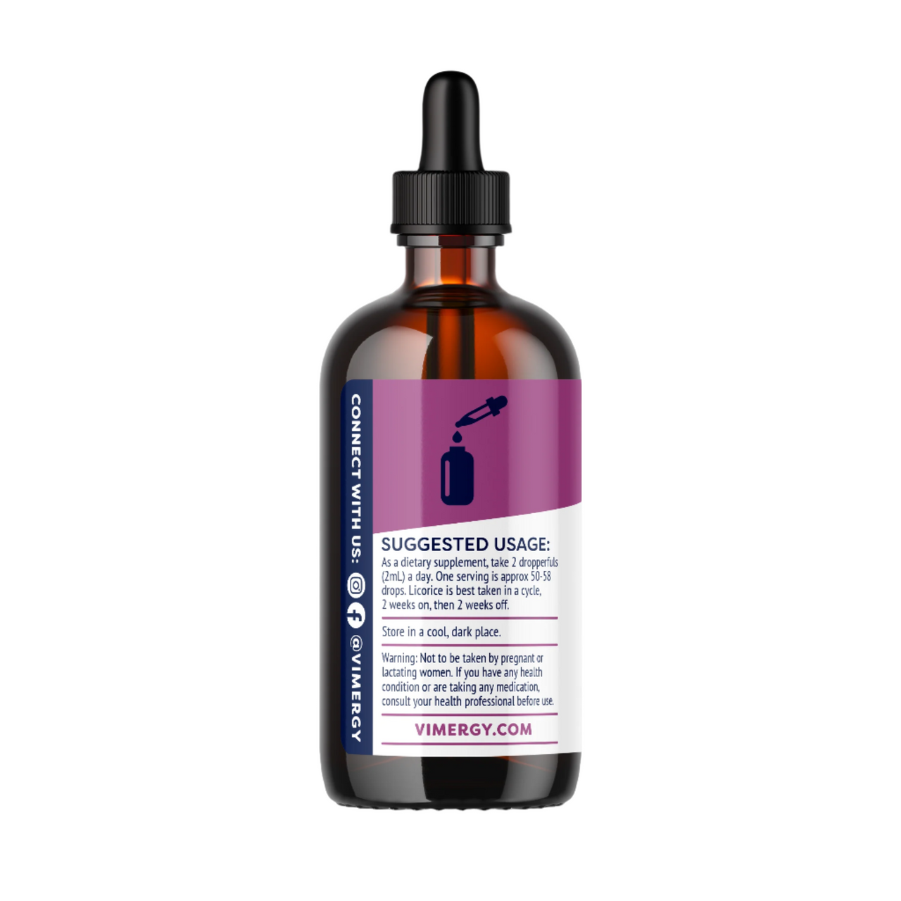 Vimergy Herbs Organic Licorice Extract 10:1 (115ml)