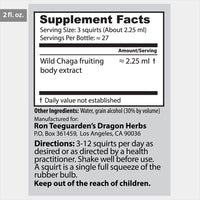 Thumbnail for Dragon Herbs Wild Siberian Chaga Drops 2 fl. oz. (60 ml)