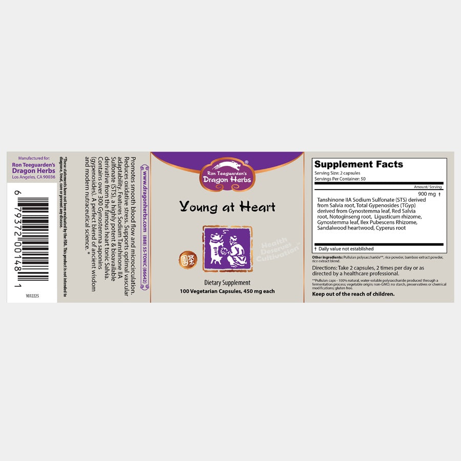 Dragon Herbs Young at heart 100caps 500mg