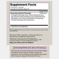 Thumbnail for Dragon Herbs Adaptogen Energizer 100caps (470mg)