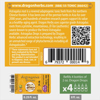 Thumbnail for Dragon Herbs Astragalus Drops 2 fl. oz. (60 ml)