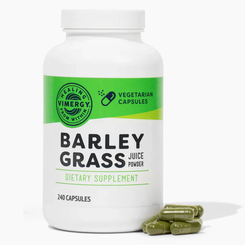 Vimergy Herbs - USDA Organic Barleygrass Juice Extract Powder in capsules (240caps)