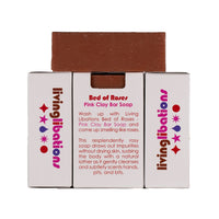 Thumbnail for Living Libations Bed of Roses Pink Clay Soap 120g (1 bar)