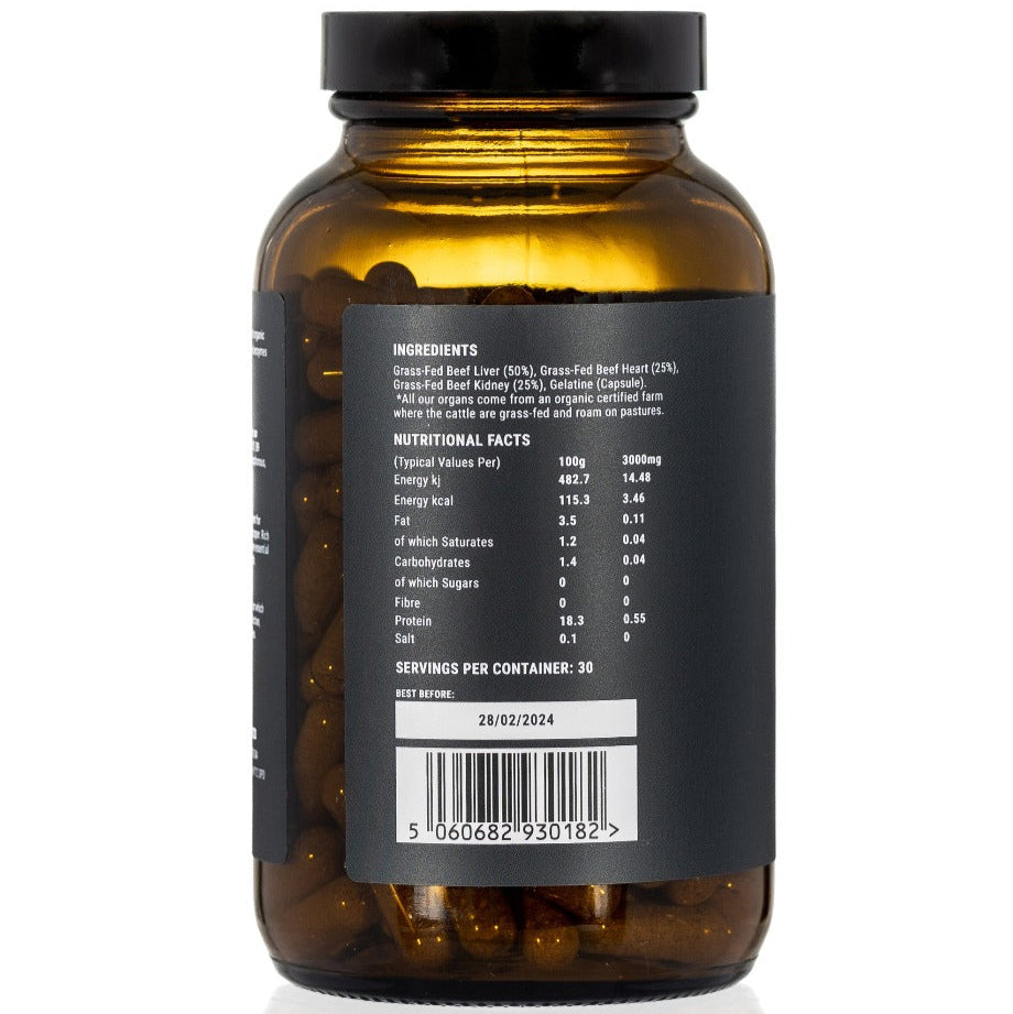 APE Nutrition - Grass-Fed Digestive Organ Complex 180caps