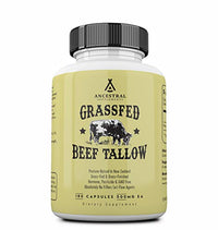 Thumbnail for Ancestral Supplements - Grass Fed Beef Tallow (from Suet) 180caps 500mg