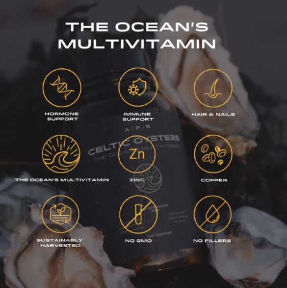 Best Before June 2025 - APE Nutrition - Celtic Oysters 120 caps