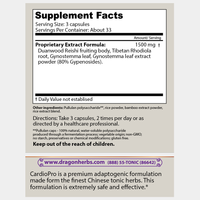 Thumbnail for Dragon Herbs CardioPro 100 Capsules (490mg)