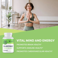 Thumbnail for Vimergy Herbs - Celeryforce 60caps (Magnesium Glycinate, Inositol, L-Glutamine, L-Taurine, and Choline)