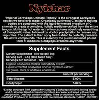 Thumbnail for Nyishar - Imperial Cordyceps Ultimate Potency - 60g
