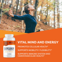 Thumbnail for Vimergy Herbs - Curcumin with Turmeric 270 caps