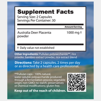 Thumbnail for Dragon Herbs Deer Placenta 60caps 500mg