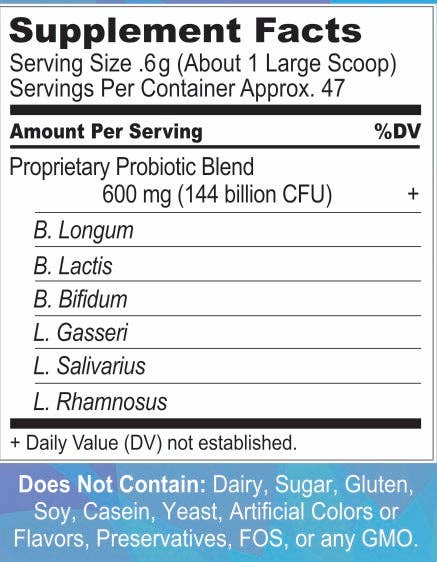 Body Ecology - Histamine Reducing Probiotic (powder probiotic) (30g) (WITH SPOONS)