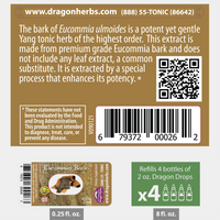Thumbnail for Dragon Herbs Eucommia Drops 2fl oz (60ml)