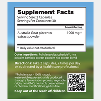 Thumbnail for Dragon Herbs Goat Placenta 60caps (500mg)