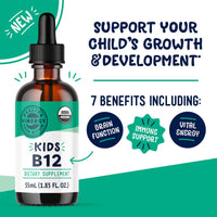 Thumbnail for Vimergy | Kids Liquid B12 (55ml) | Organic