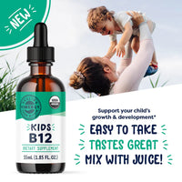 Thumbnail for Vimergy | Kids Liquid B12 (55ml) | Organic