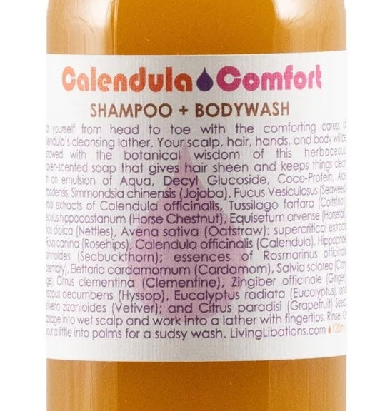 Living Libations Calendula Comfort Curl Creme + Conditioner 120ml