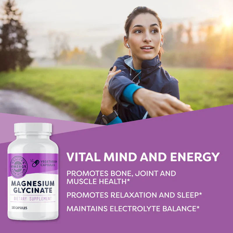 Vimergy Herbs - Magnesium Glycinate 180caps