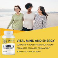 Thumbnail for Vimergy Herbs - Micro-C (Vitamin C enchanced with Rose-hips and Grape Seed Extract) 180caps
