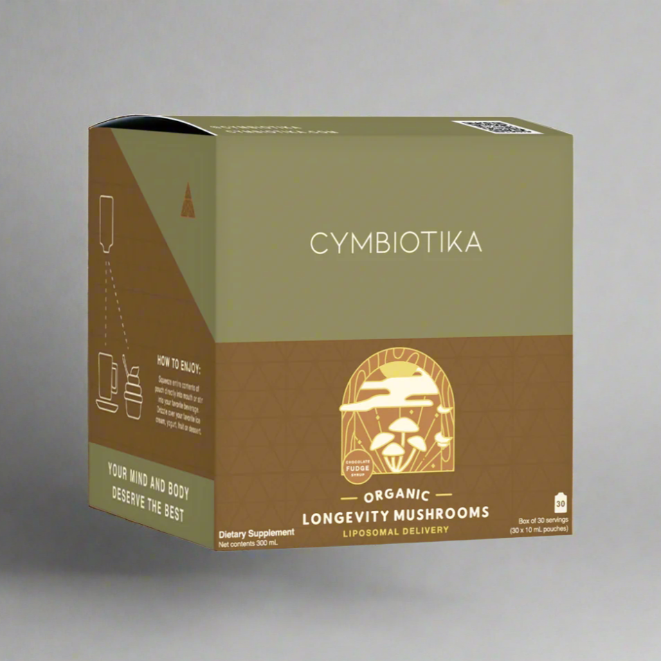 Cymbiotika - Liposomal Longevity Mushrooms (30 x 10ml pouches)