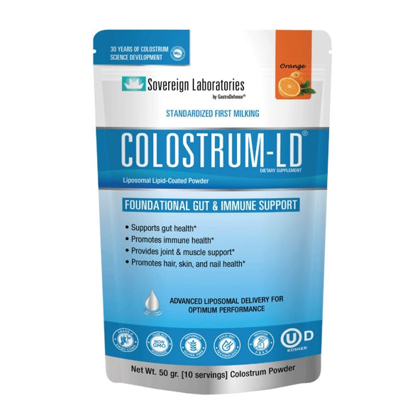 Sovereign Labs - PRO Colostrum LD® Powder, Organic Vanilla Flavor - 50g Sample bag