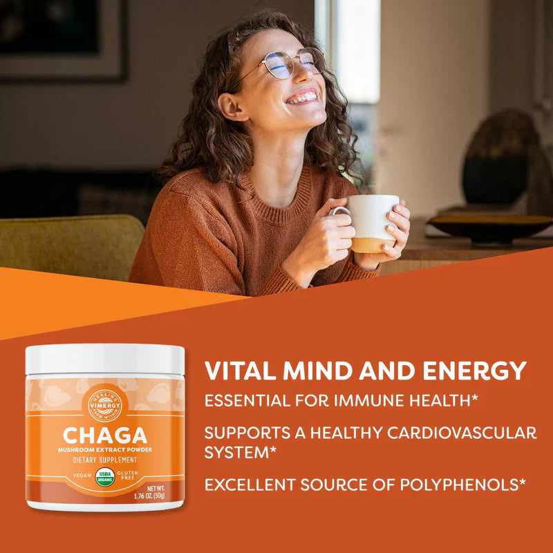 Vimergy Herbs - USDA Organic Chaga Extract 50g