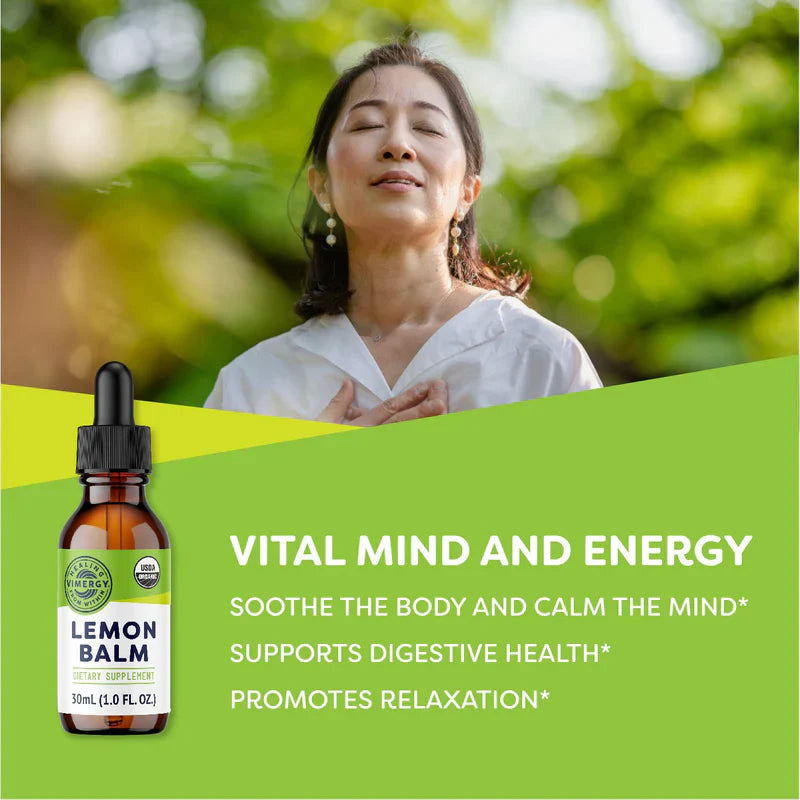 Vimergy Herbs - Organic Lemon Balm 10:1 30ml