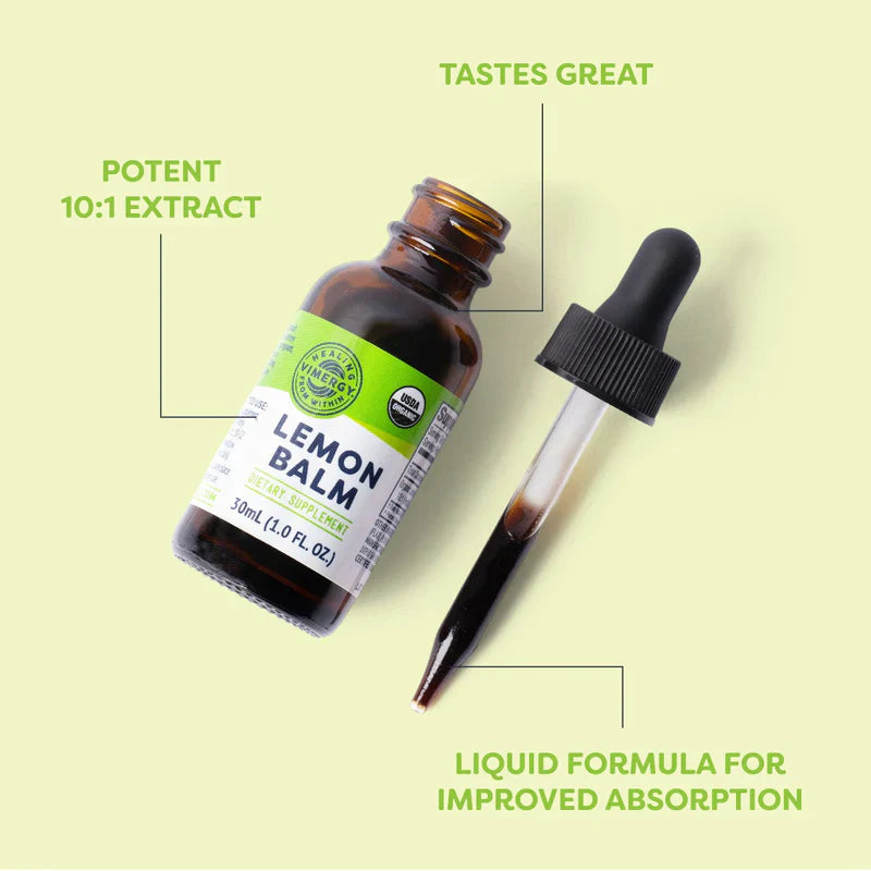 Vimergy Herbs - Organic Lemon Balm 10:1 30ml