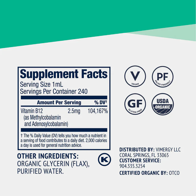 Vimergy Herbs - Liquid B12 Refill (240ml)