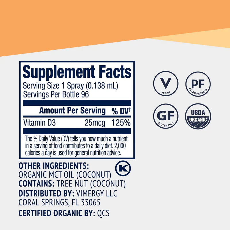 Vimergy Herbs - Organic Vegan Vitamin D3