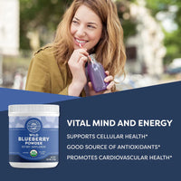 Thumbnail for Vimergy Herbs - Wild Blueberry Powder 250g