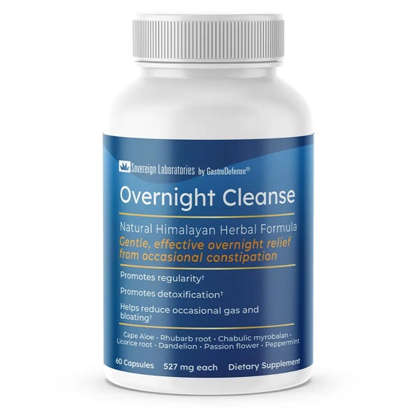 Sovereign Labs - GastroDefense™ Overnight Cleanse - 60caps