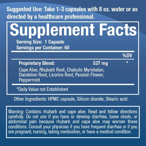 Sovereign Labs - GastroDefense™ Overnight Cleanse - 60caps