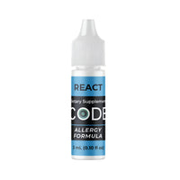 Thumbnail for CODE Health | REACT (Allergy Formula) | Each 3ml bottle contains approx. 60 servings