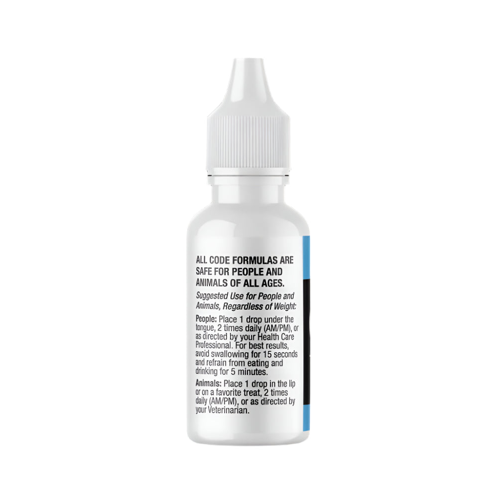 CODE Health | REACT (Allergy Formula) | Each 3ml bottle contains approx. 60 servings