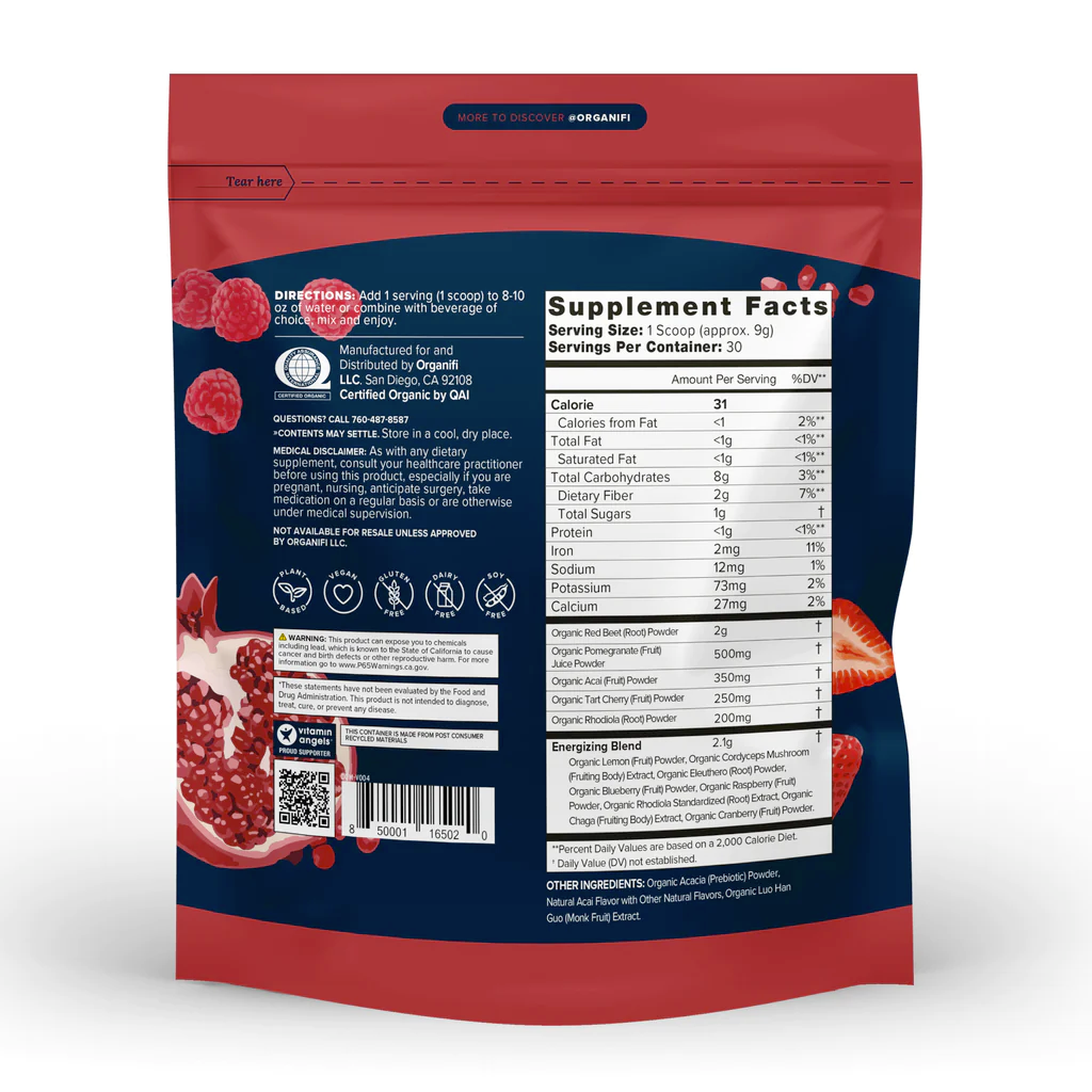 Organifi - Red Juice - 270g
