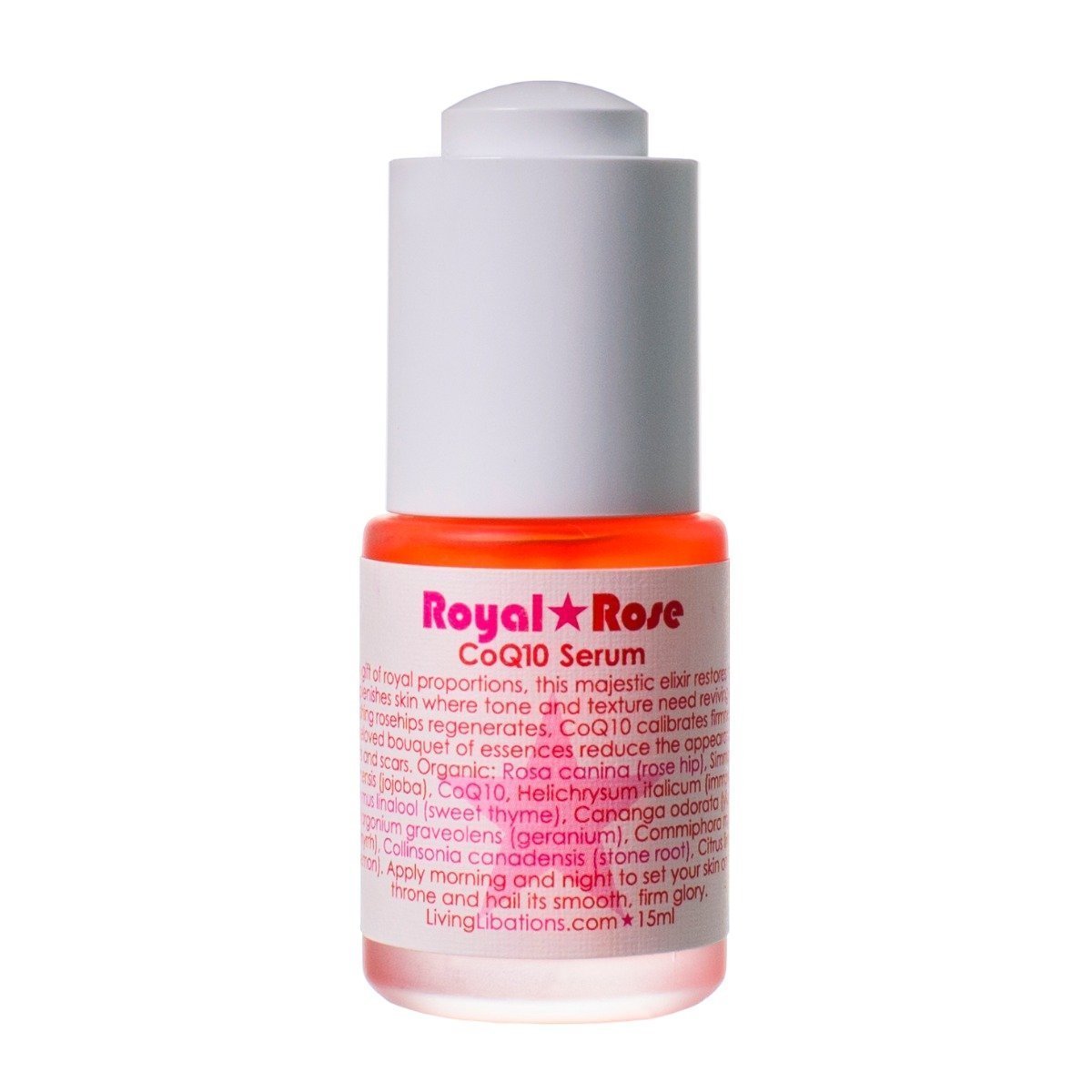 Living Libations Royal Rose CoQ10 Serum 15ml