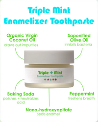 Thumbnail for Living Libations Triple Mint Enamelizer Toothpaste 15ml
