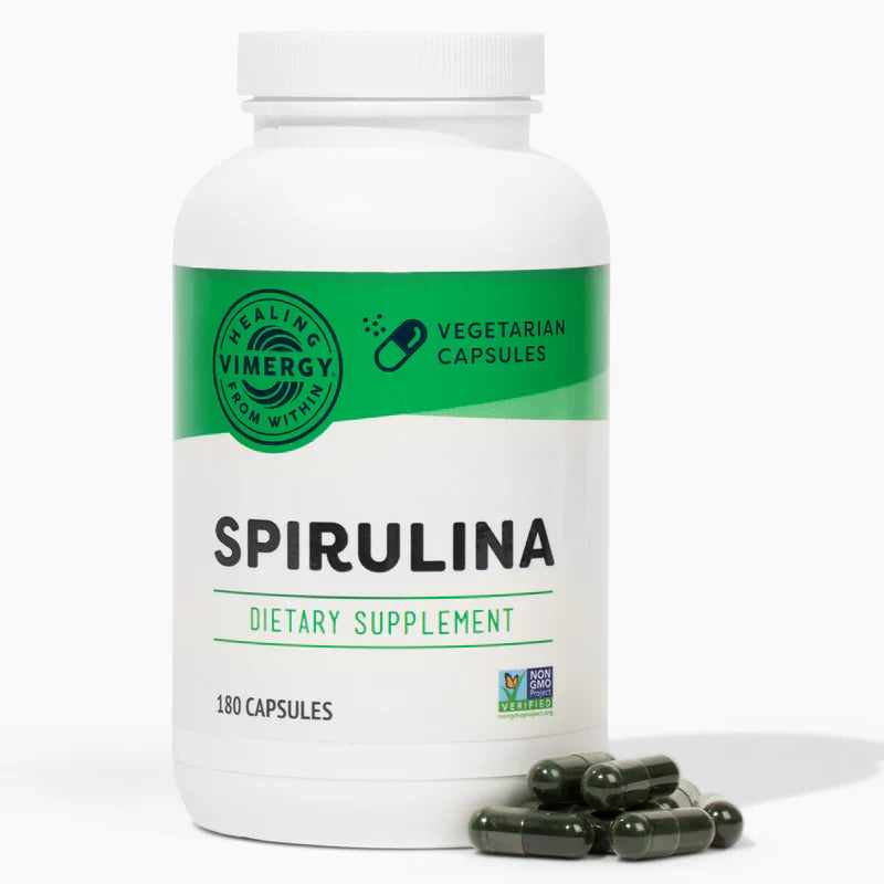 Vimergy Herbs - Spirulina Capsules 180 Capsules