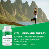 Thumbnail for Vimergy Herbs - Spirulina Capsules 180 Capsules